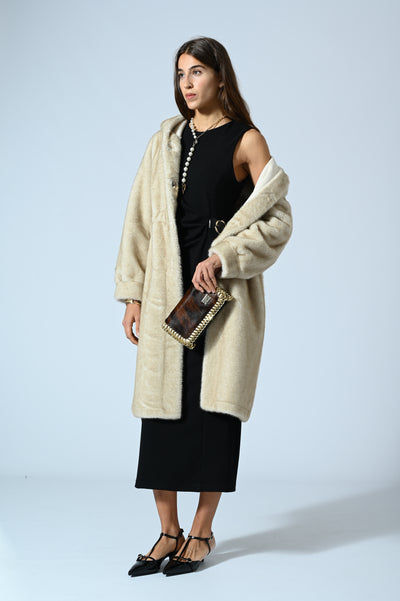 ABITO LUNGO SMANICATO