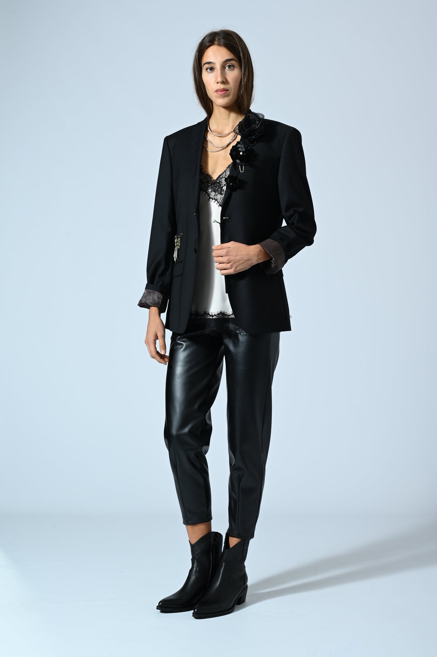 PANTALONI IN ECOPELLE