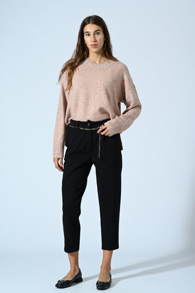 PANTALONI BOY FIT IN PUNTO MILANO