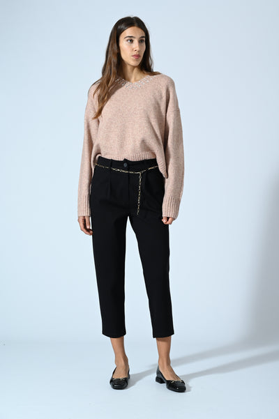 PANTALONI BOY FIT IN PUNTO MILANO