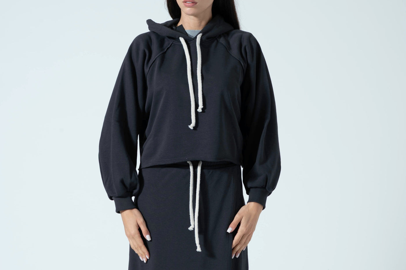 FELPA HOODIE CROPPED T. VIVO