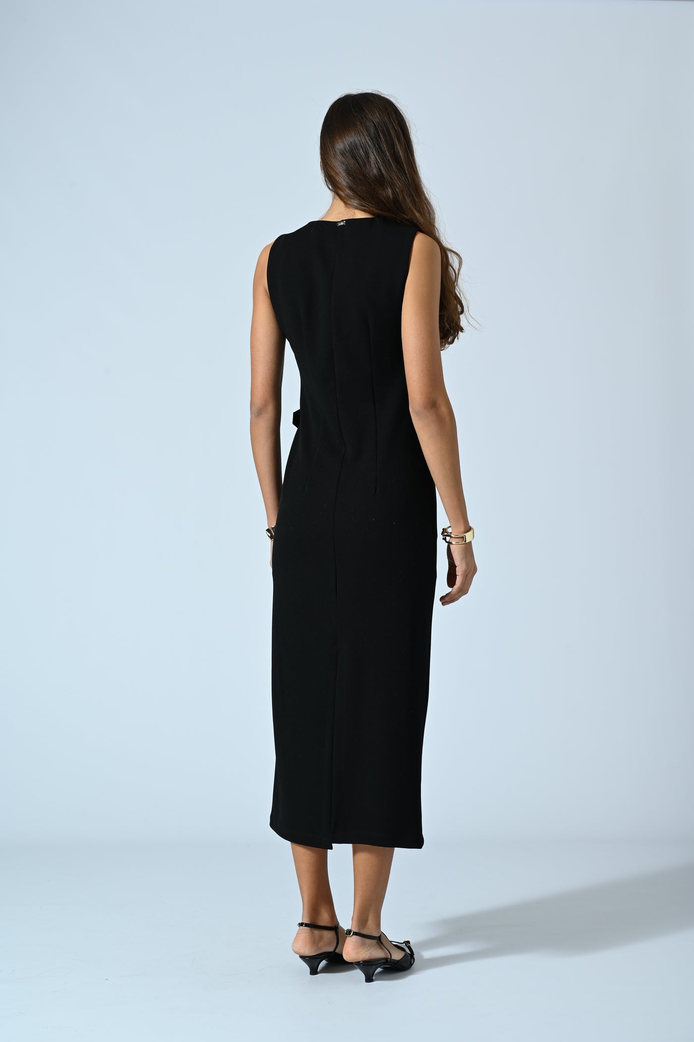 ABITO LUNGO SMANICATO