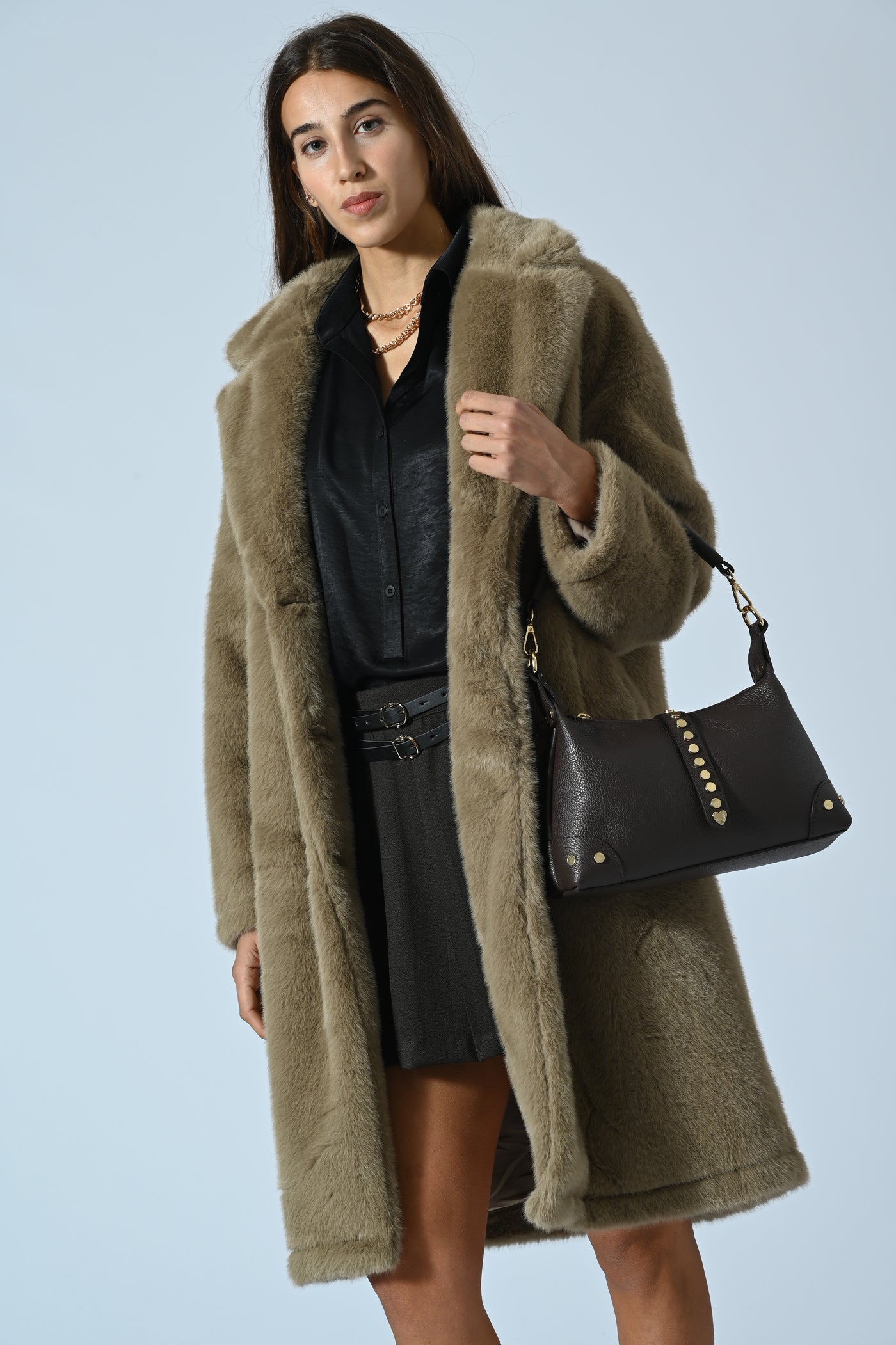 CAPPOTTO ECOPELLICCIA