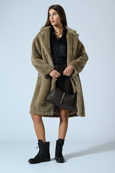 CAPPOTTO ECOPELLICCIA