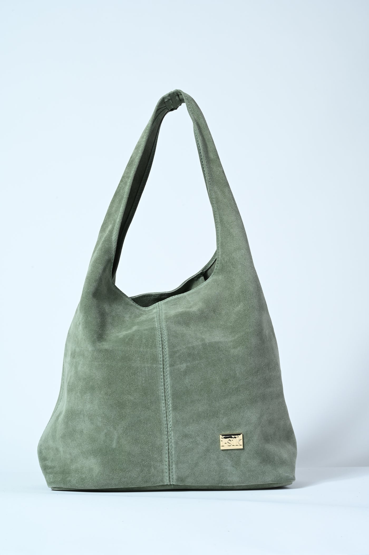 HOBO BAG VERA PELLE CAMOSCIO
