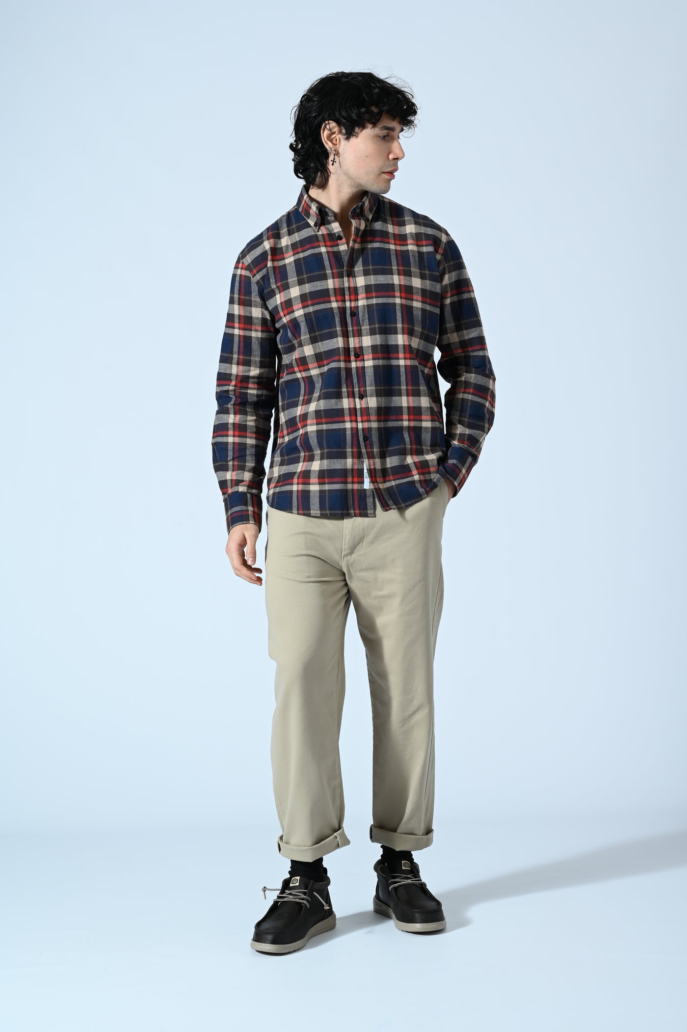 CAMICIA CHECK IN FLANELLA