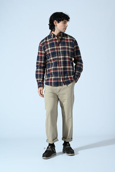 CAMICIA CHECK IN FLANELLA