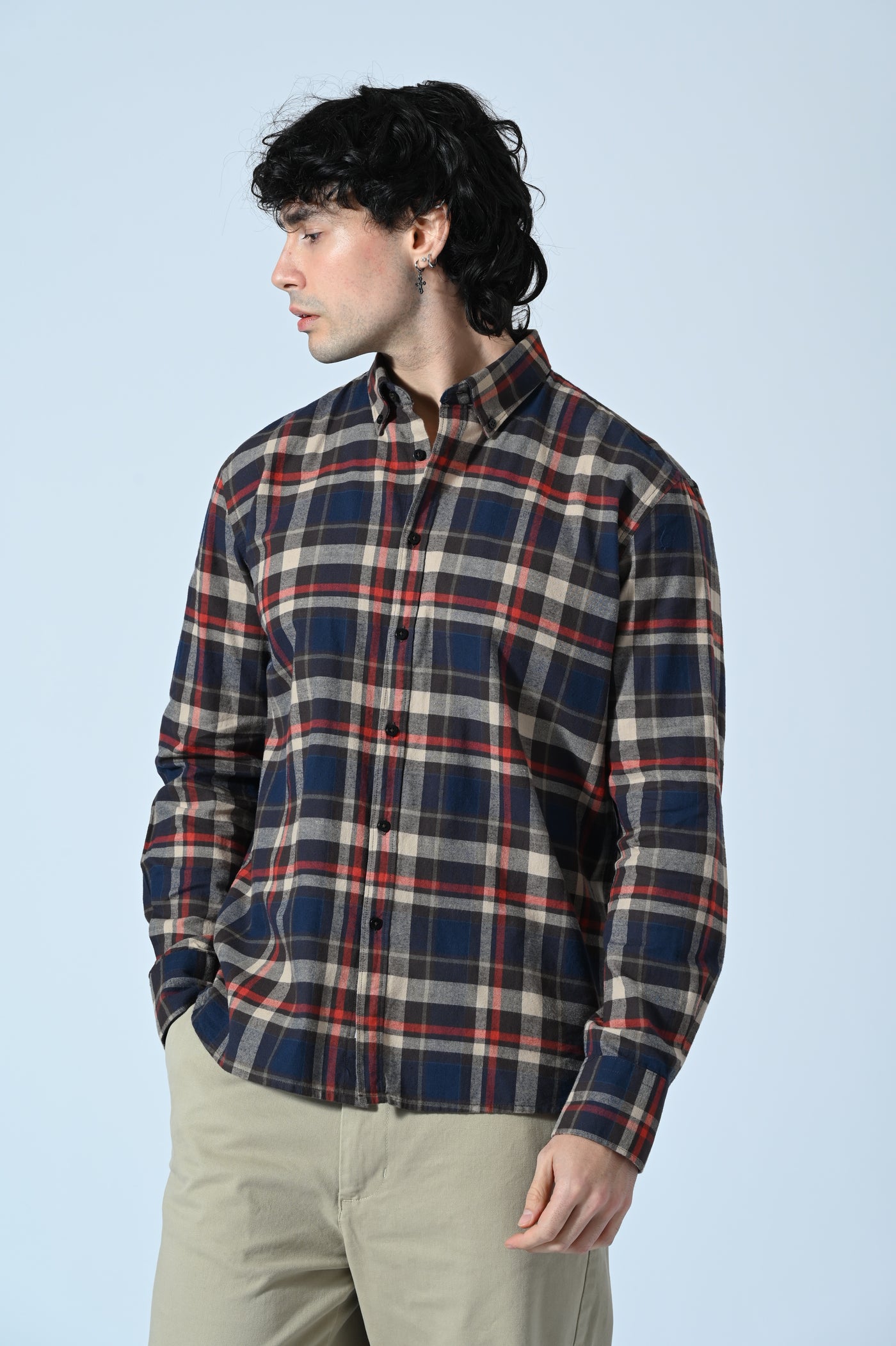 CAMICIA CHECK IN FLANELLA