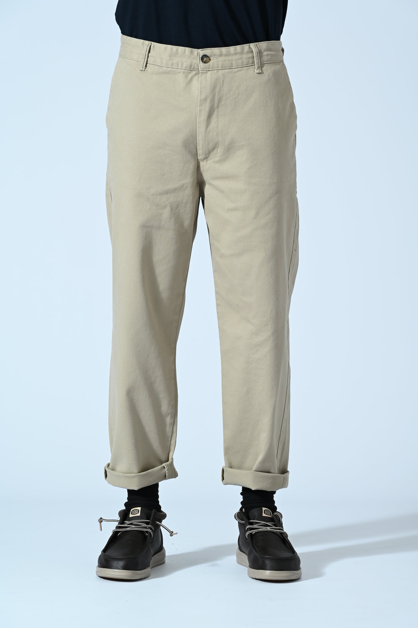 PANTALONE CHINO OVER IN COTONE