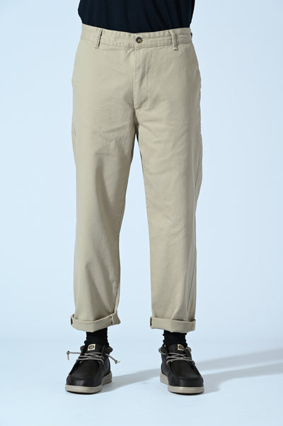 PANTALONE CHINO OVER IN COTONE