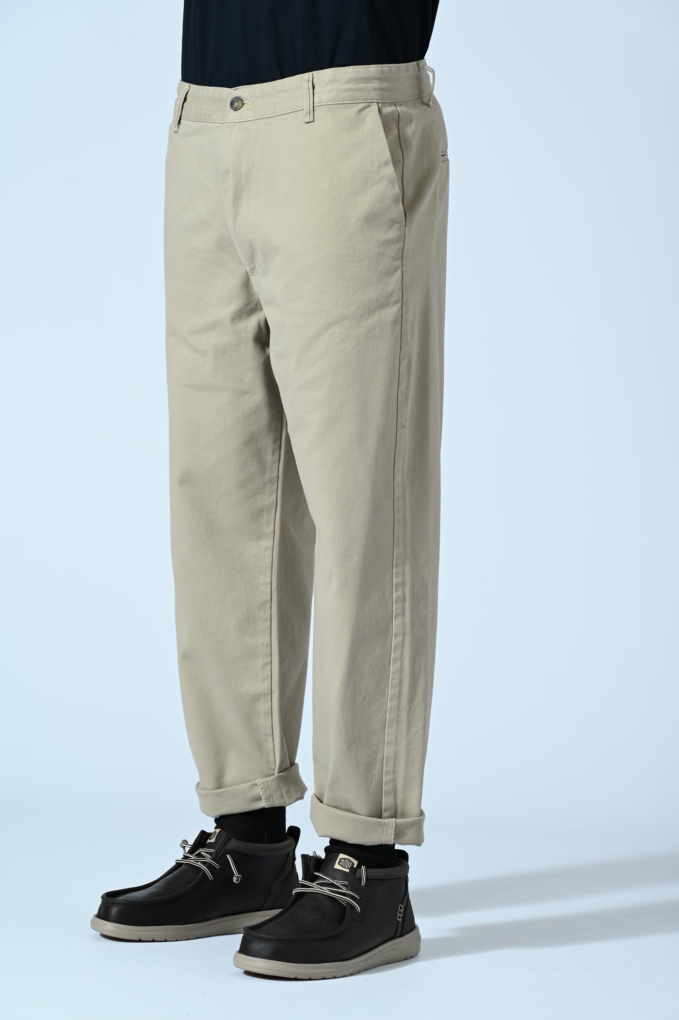 PANTALONE CHINO OVER IN COTONE