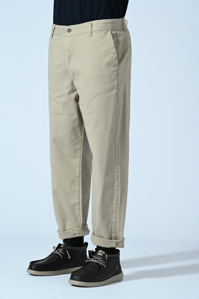 PANTALONE CHINO OVER IN COTONE