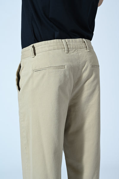 PANTALONE CHINO OVER IN COTONE