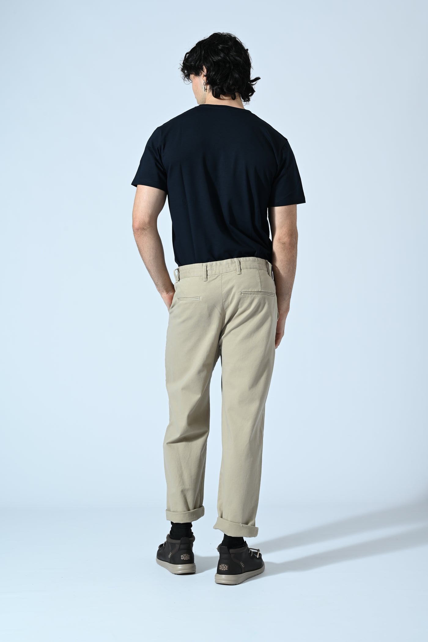 PANTALONE CHINO OVER IN COTONE