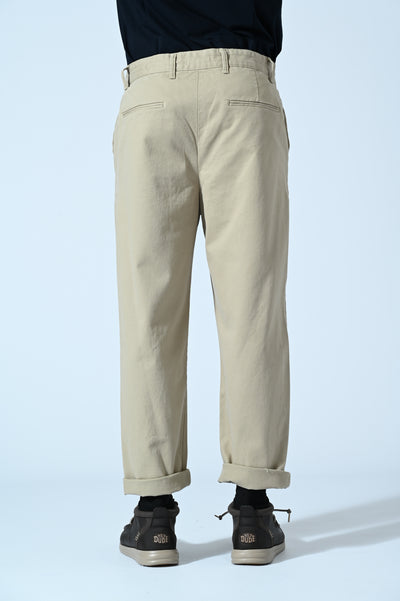 PANTALONE CHINO OVER IN COTONE