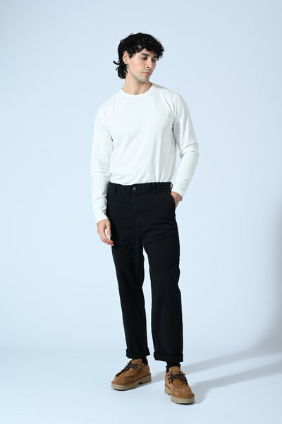PANTALONE CHINO OVER IN COTONE