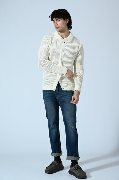 MAGLIA POLO TRAFORATA