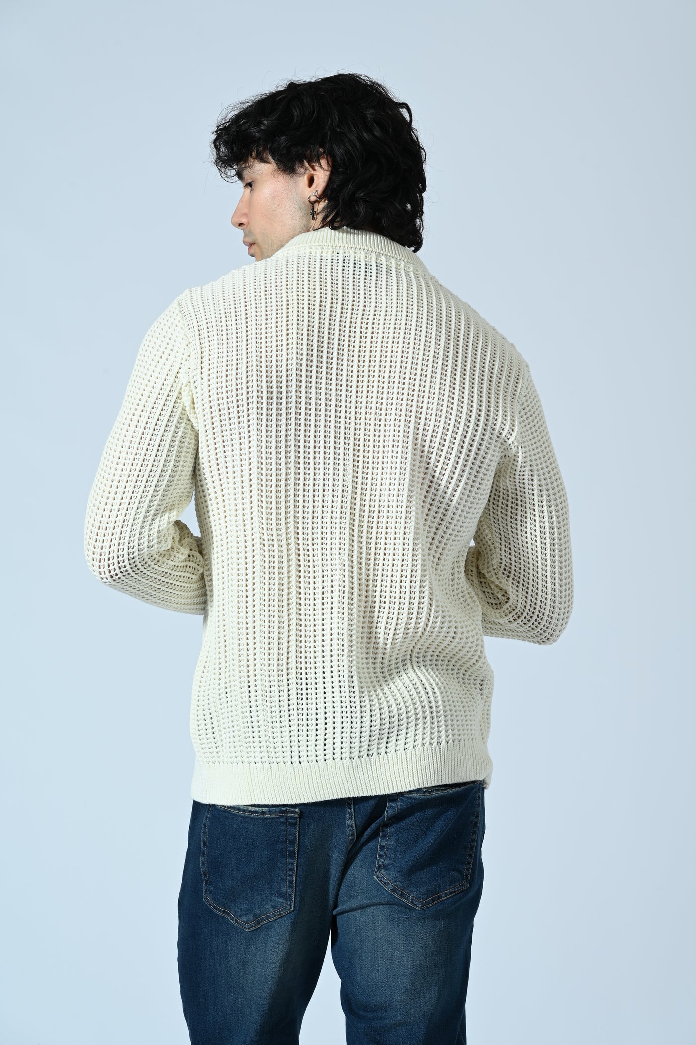 MAGLIA POLO TRAFORATA