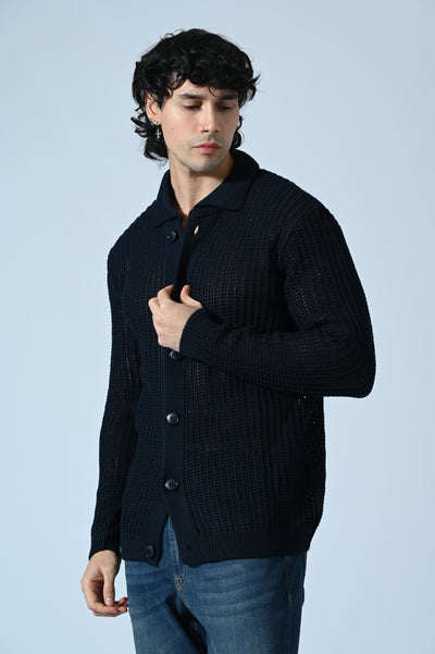 MAGLIA POLO TRAFORATA