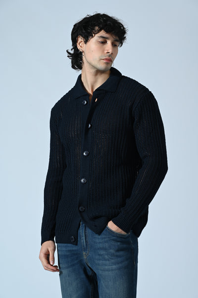 MAGLIA POLO TRAFORATA