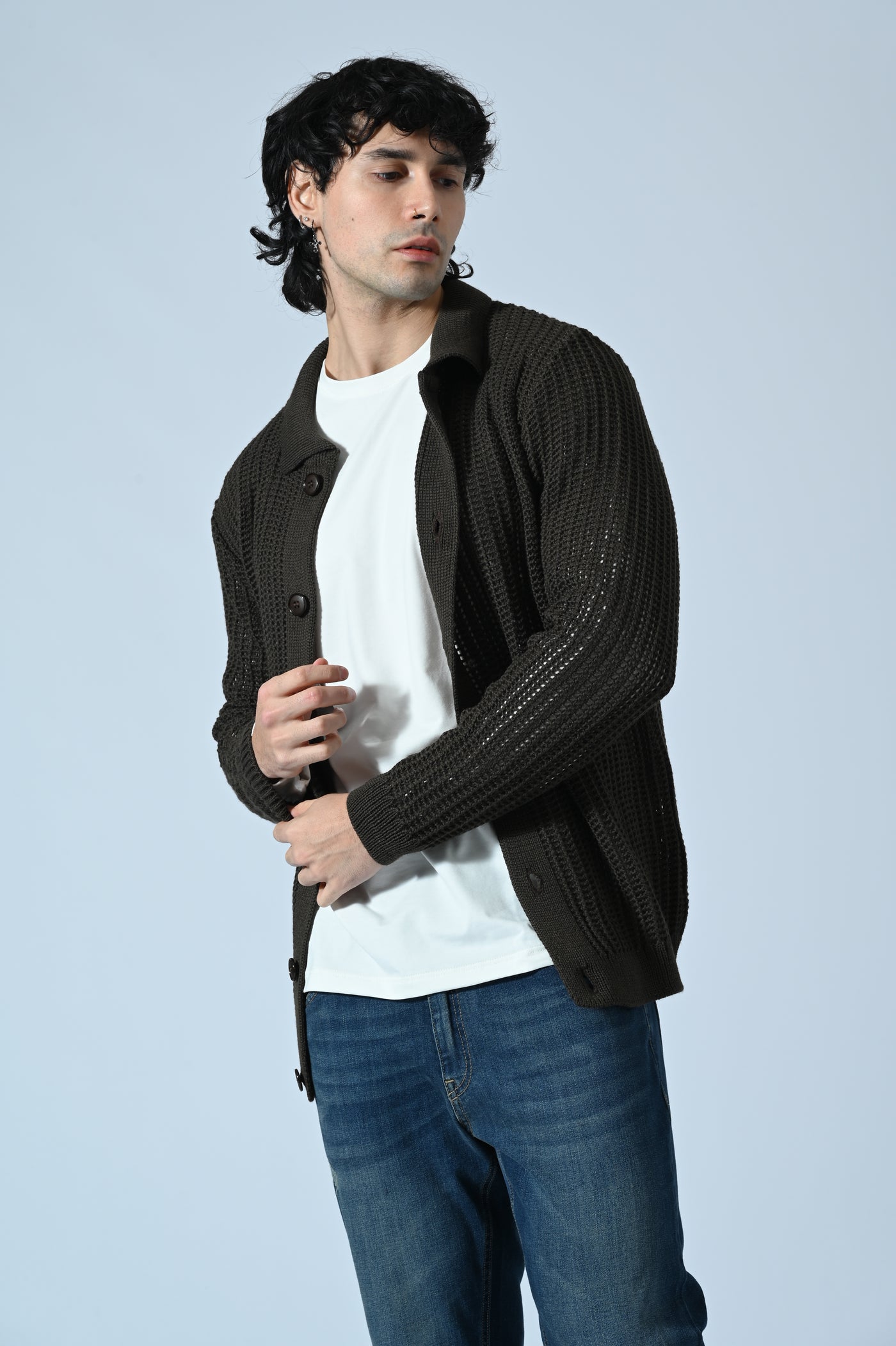 MAGLIA POLO TRAFORATA