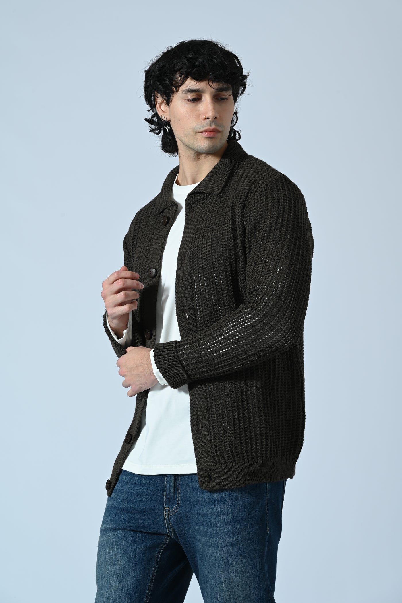 MAGLIA POLO TRAFORATA