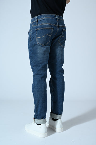 JEANS 5 TASCHE IN FELPA