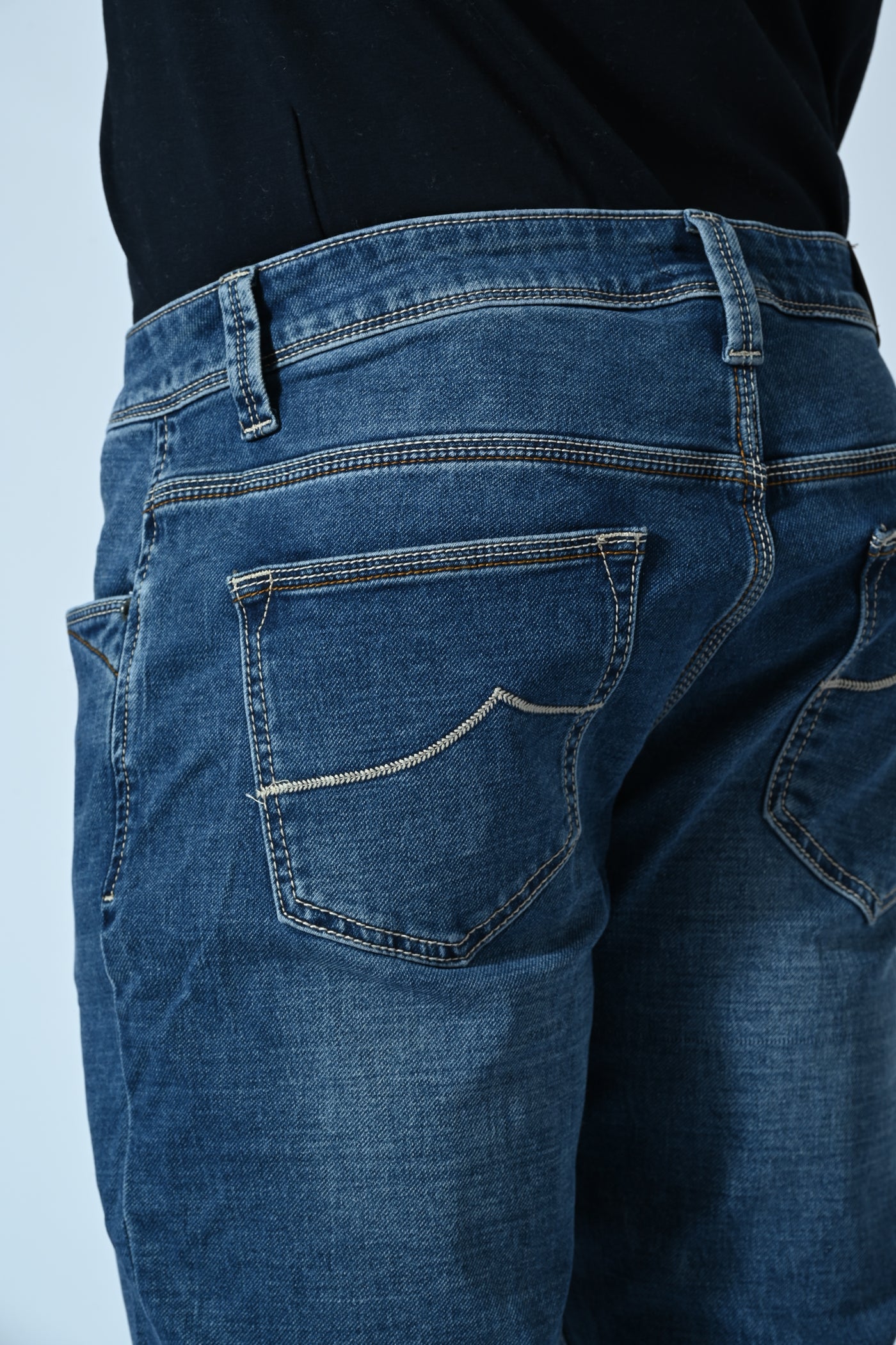 JEANS 5 TASCHE IN FELPA