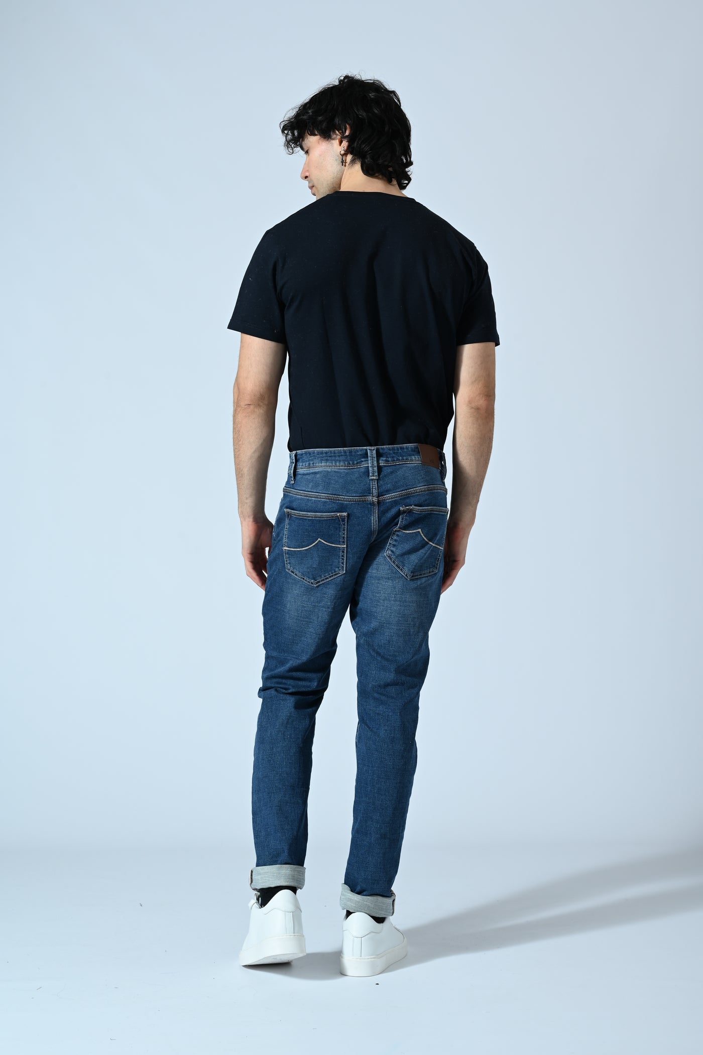 JEANS 5 TASCHE IN FELPA