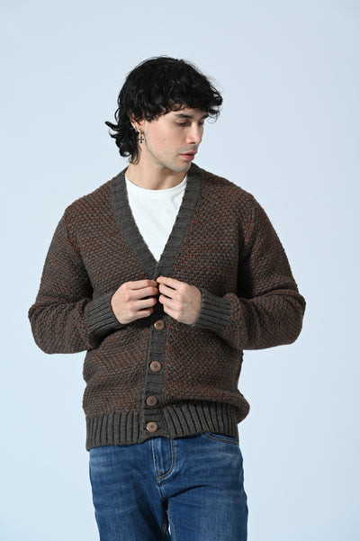 CARDIGAN BICOLORE