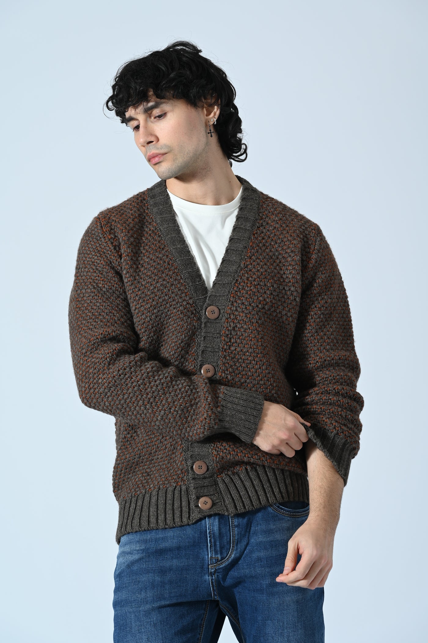 CARDIGAN BICOLORE