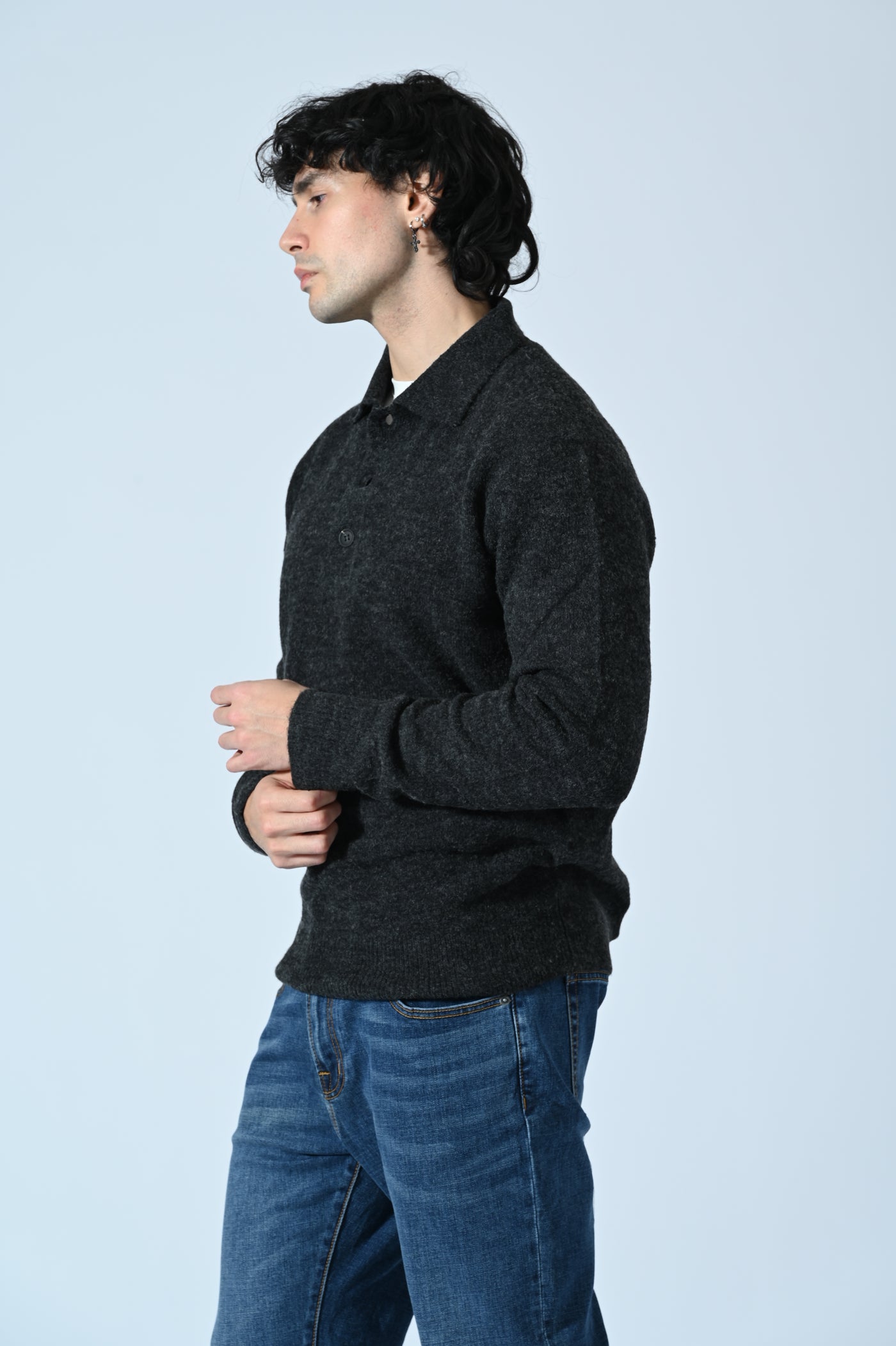 MAGLIA A POLO IN BOUCLE