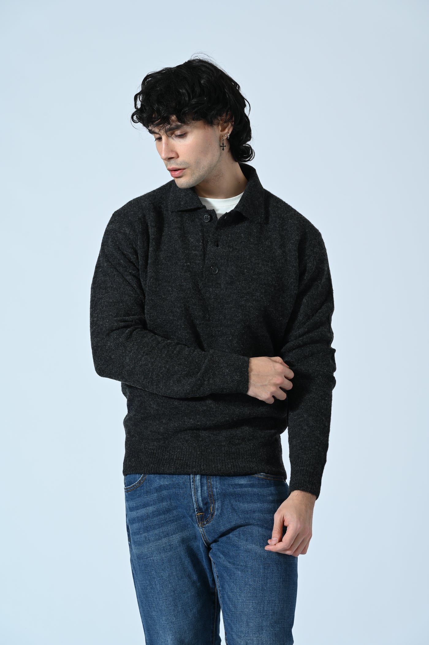 MAGLIA A POLO IN BOUCLE
