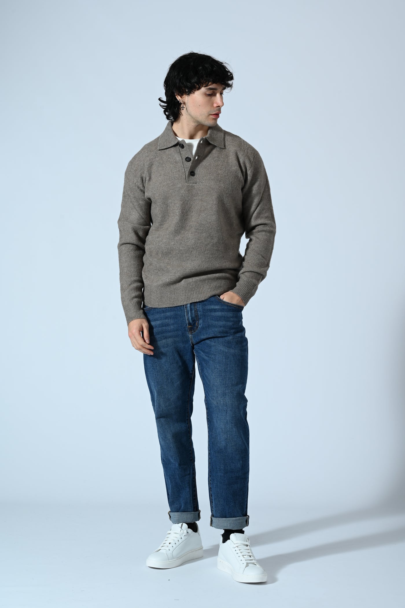 MAGLIA A POLO IN BOUCLE