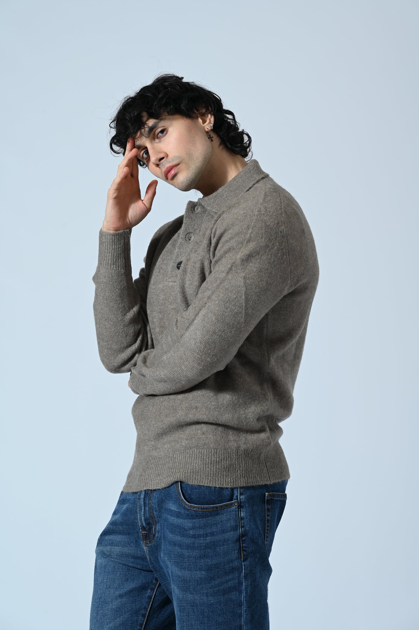 MAGLIA A POLO IN BOUCLE