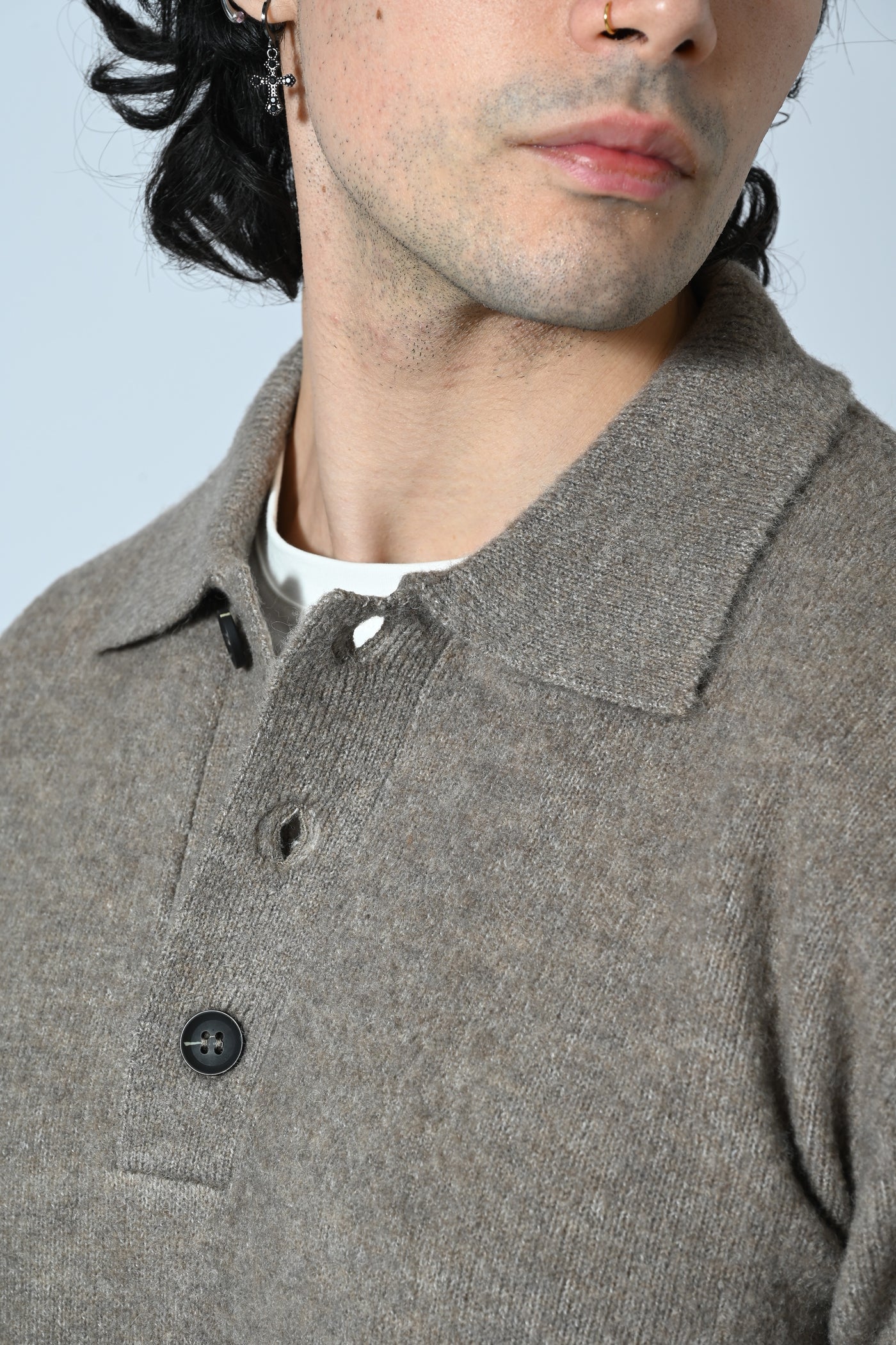 MAGLIA A POLO IN BOUCLE