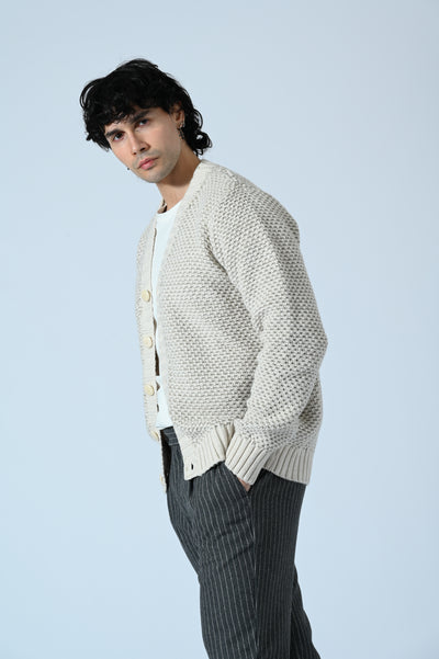 CARDIGAN BICOLORE