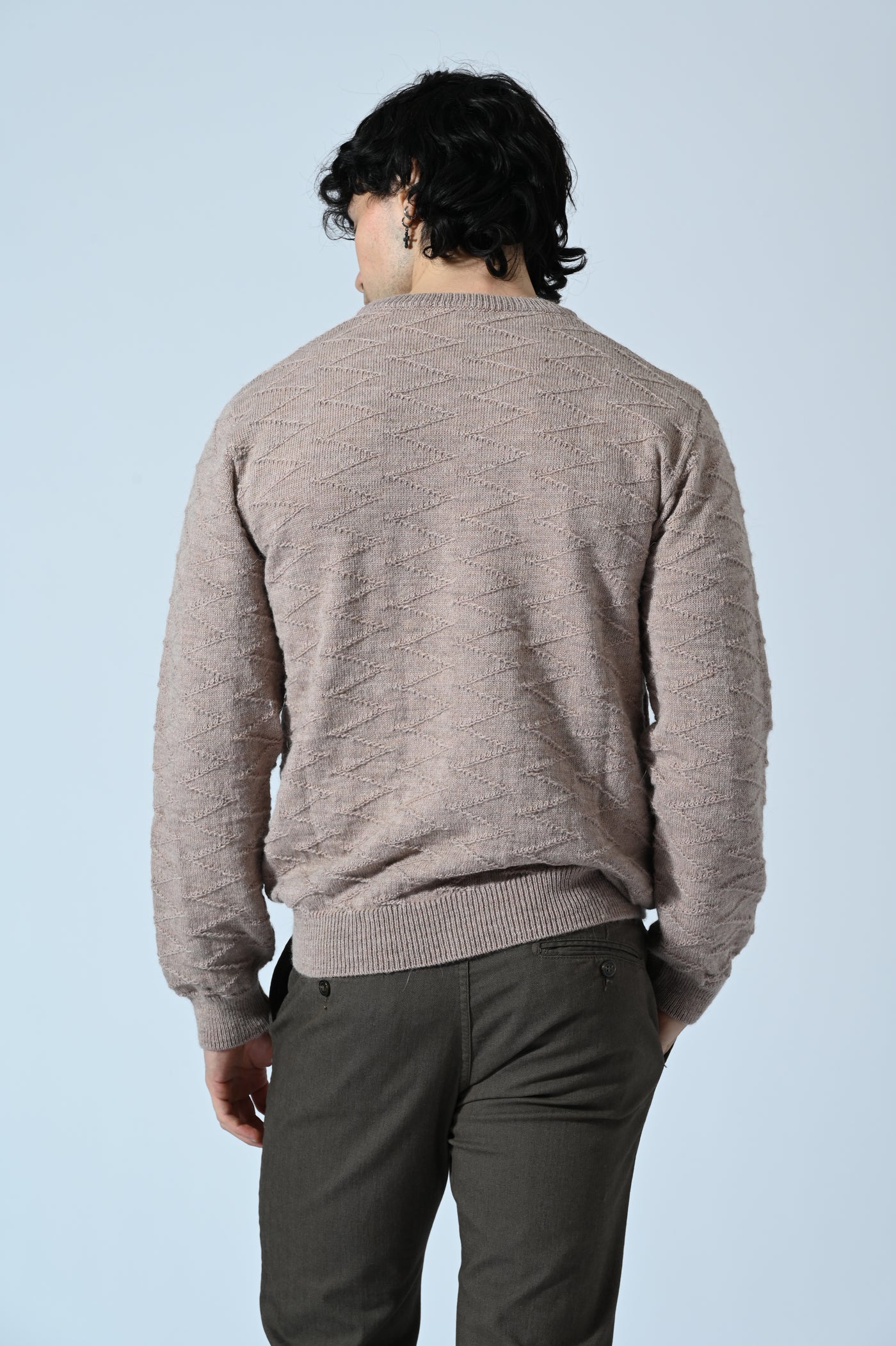 MAGLIA JACQUARD A GIROCOLLO