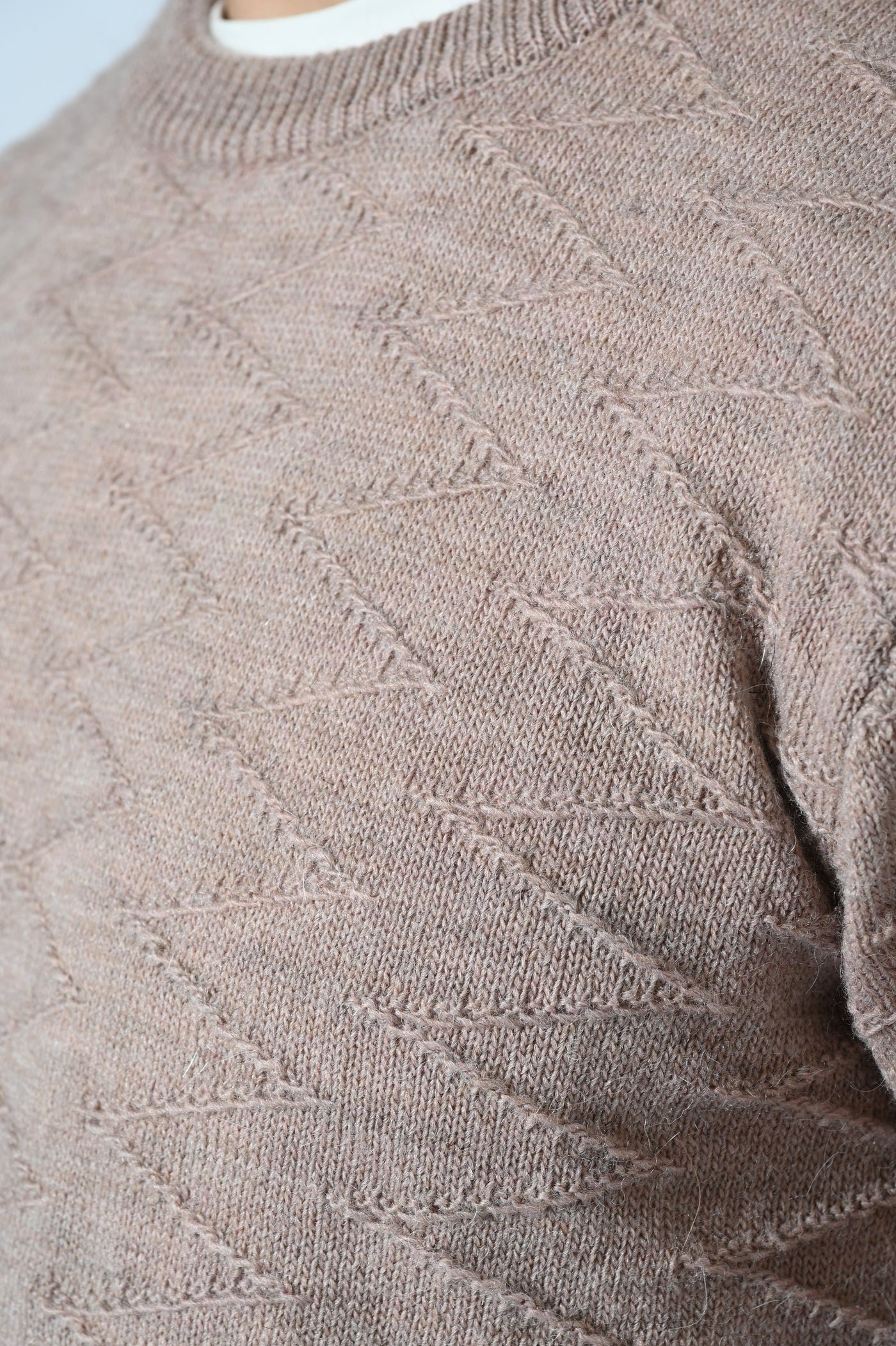 MAGLIA JACQUARD A GIROCOLLO