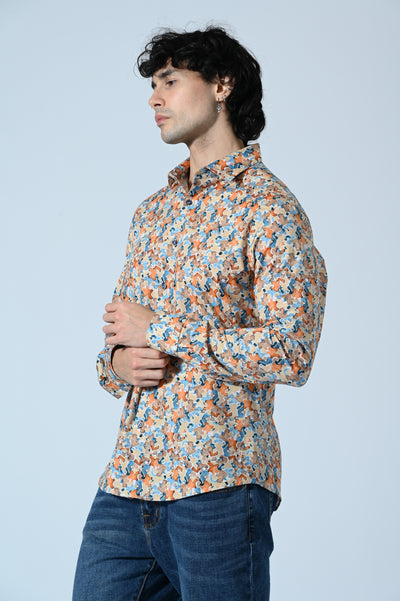 CAMICIA COTONE IN FANTASIA