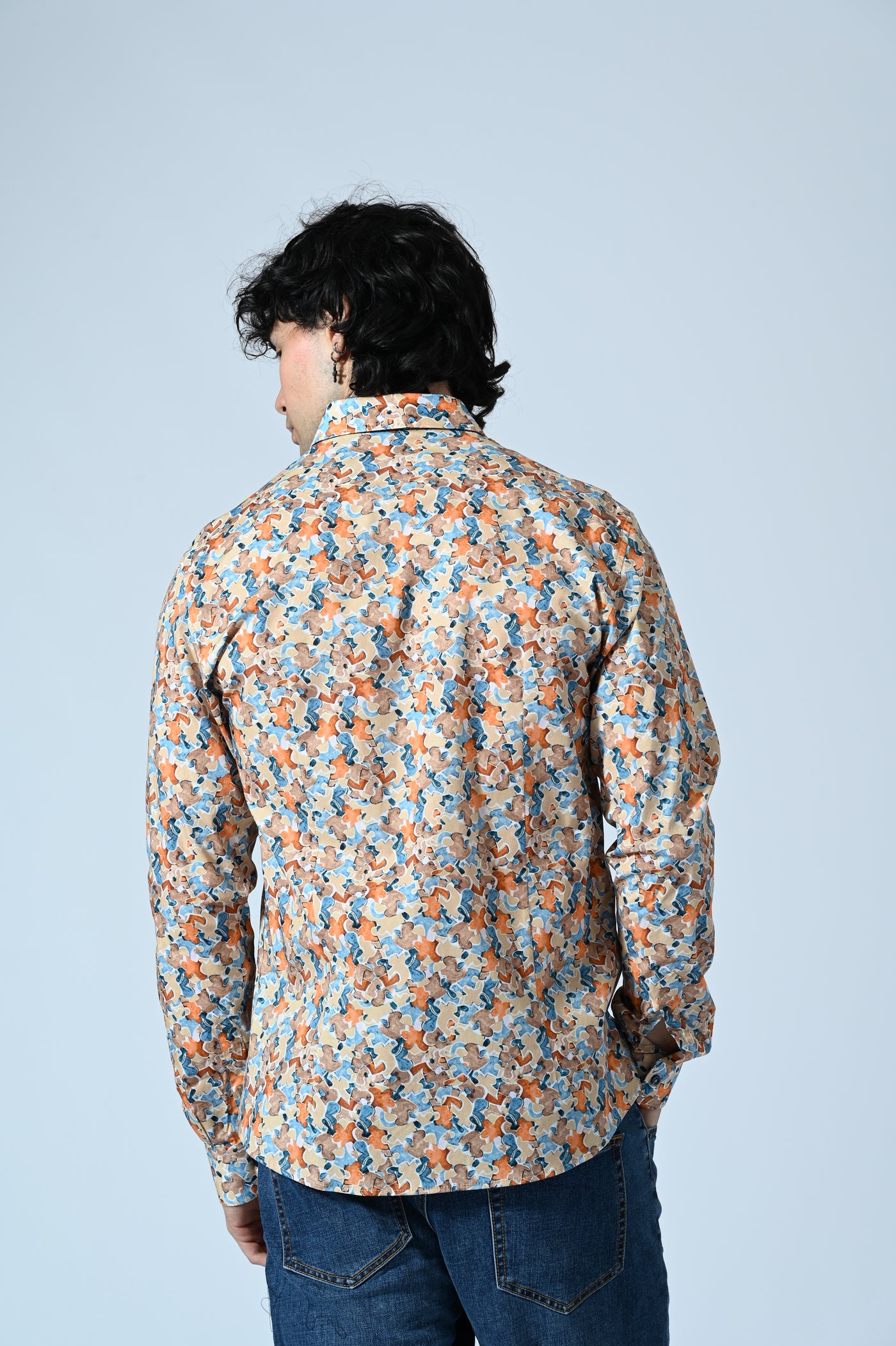 CAMICIA COTONE IN FANTASIA