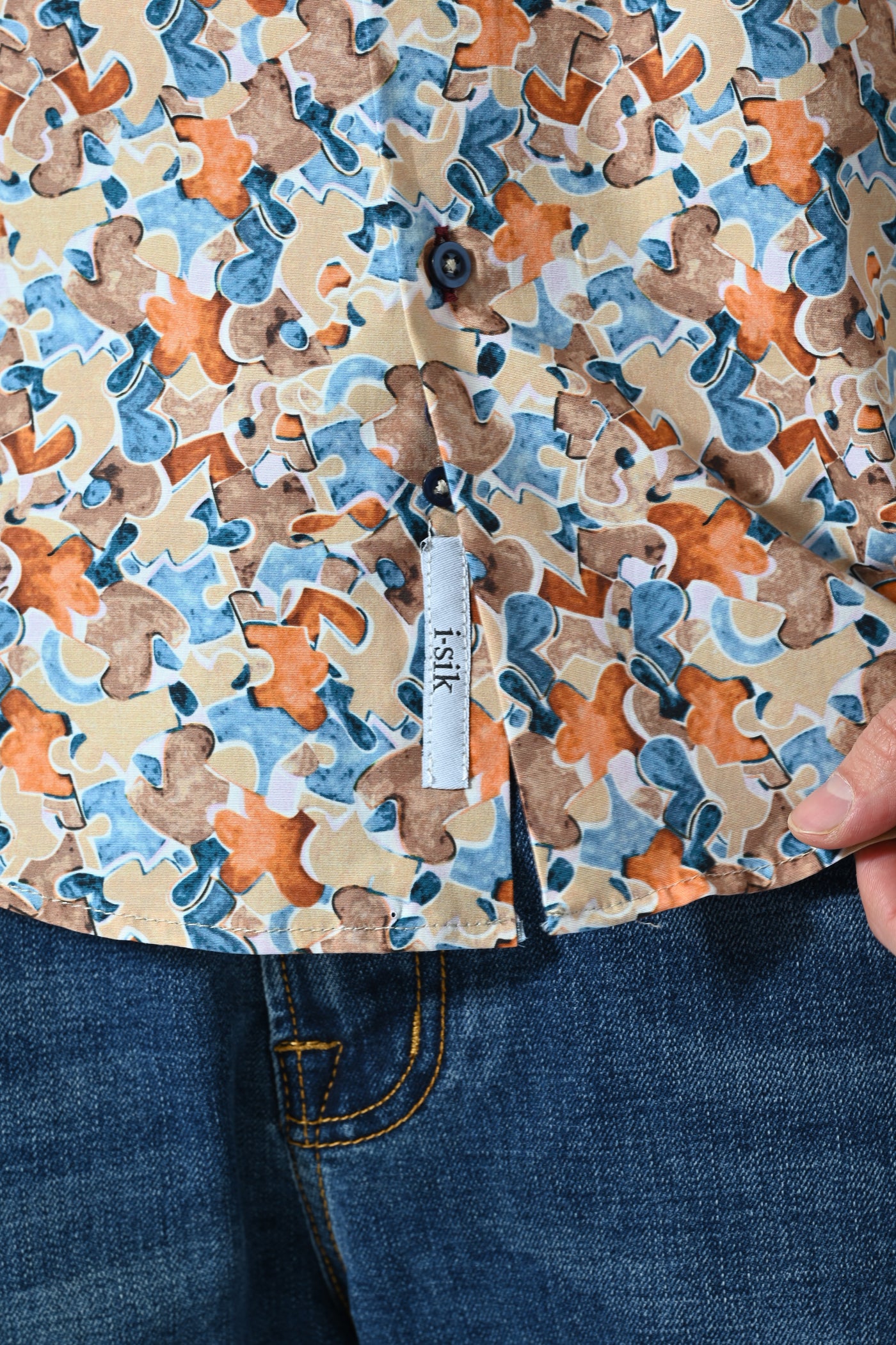 CAMICIA COTONE IN FANTASIA