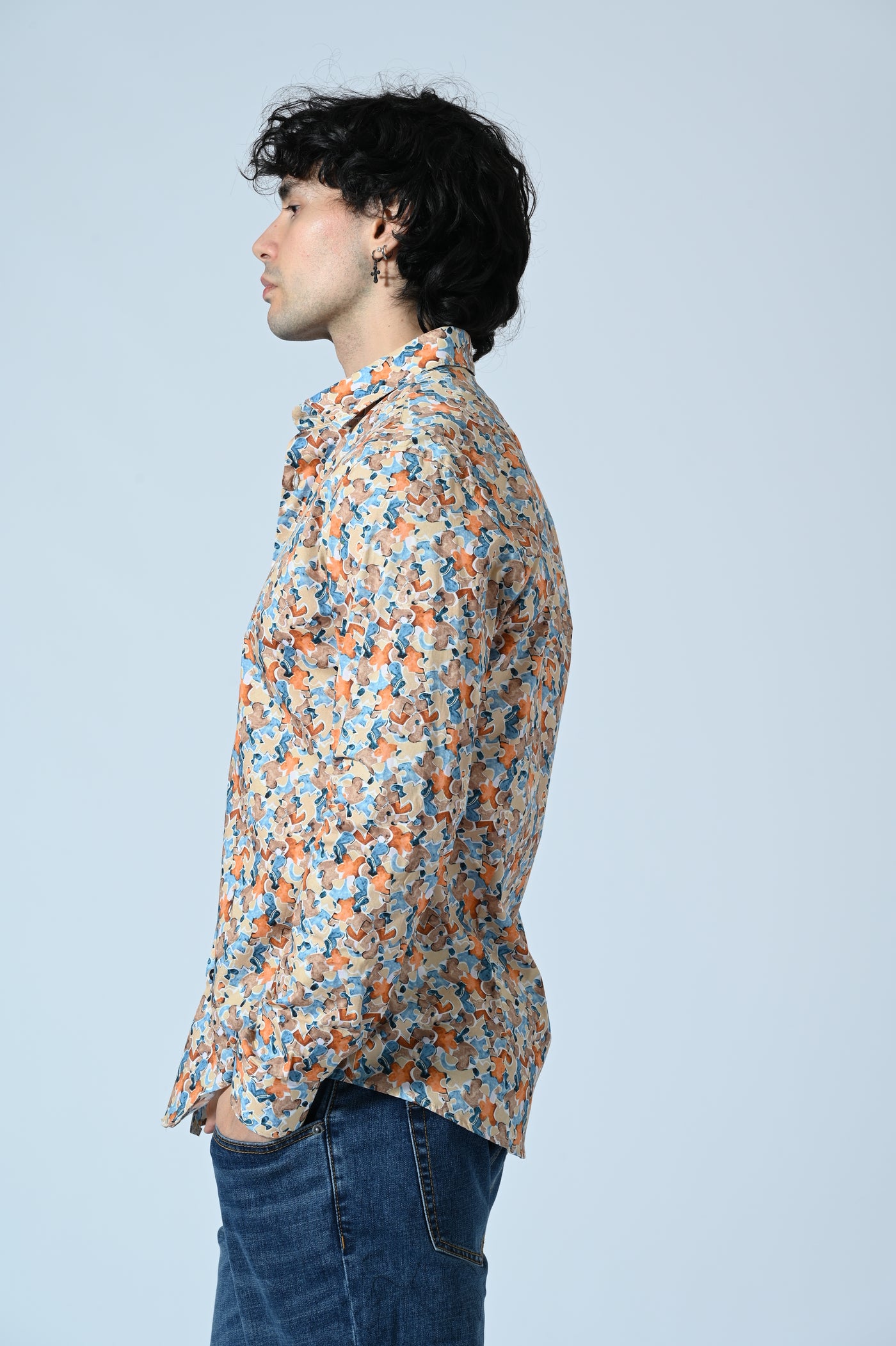 CAMICIA COTONE IN FANTASIA