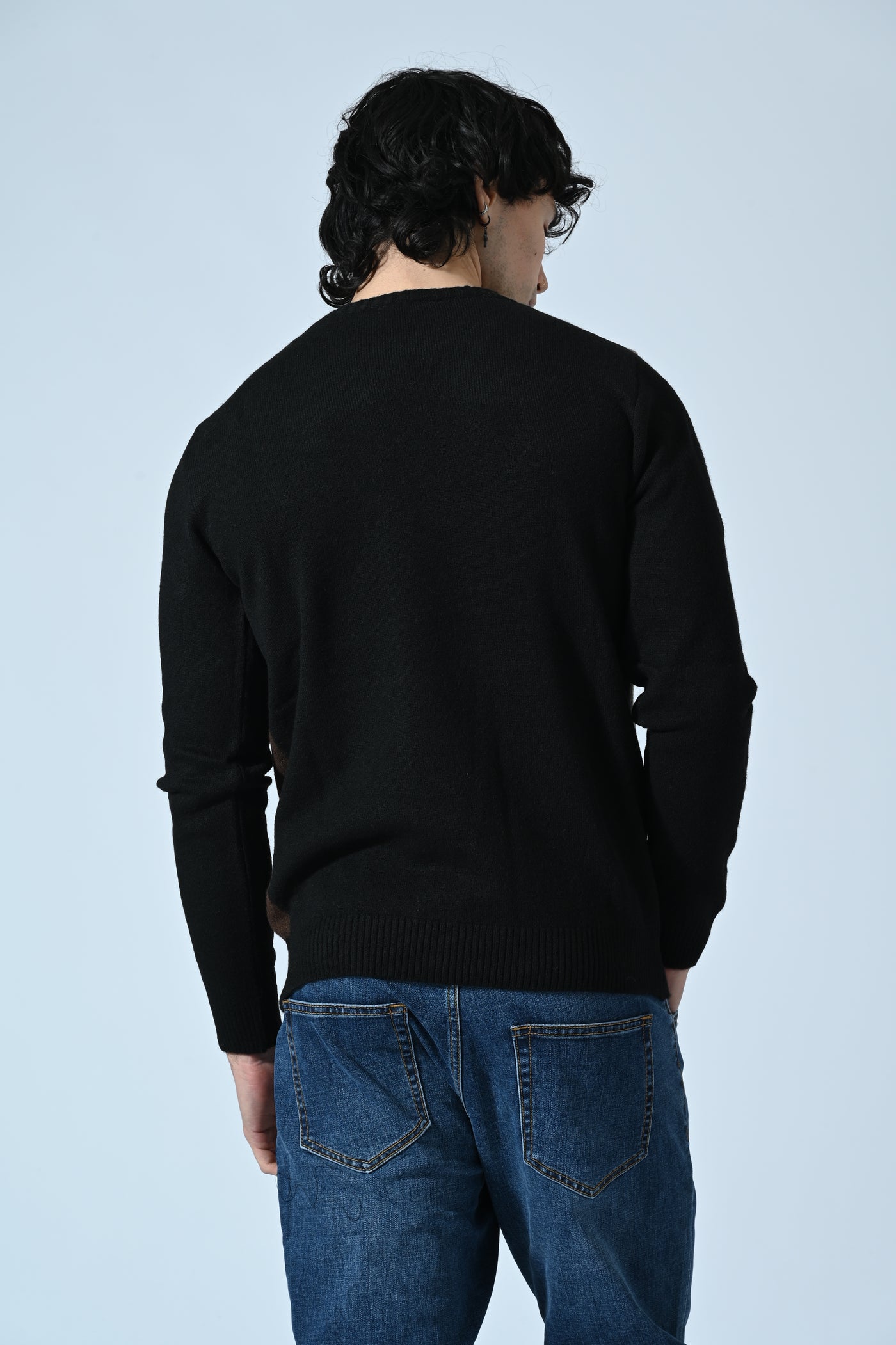 MAGLIA GIROCOLLO CON LOSANGHE