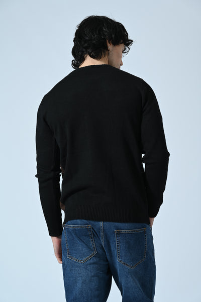 MAGLIA GIROCOLLO CON LOSANGHE