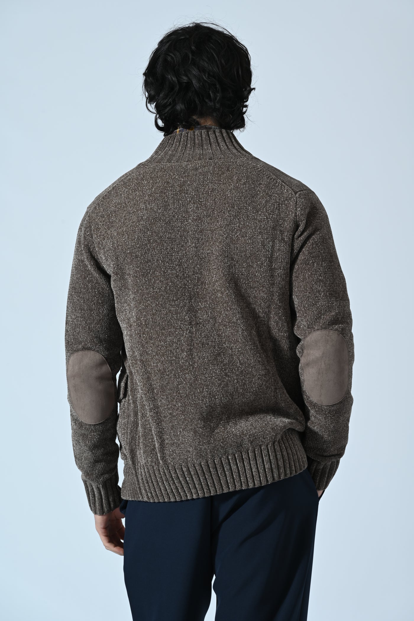 MAGLIA A GIUBBOTTO IN CINIGLIA