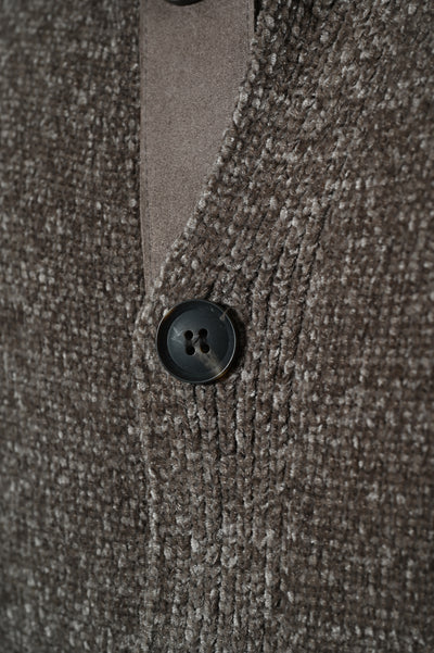 MAGLIA A GIUBBOTTO IN CINIGLIA