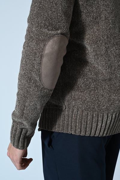 MAGLIA A GIUBBOTTO IN CINIGLIA