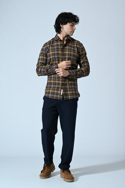 CAMICIA CHECK IN FLANELLA