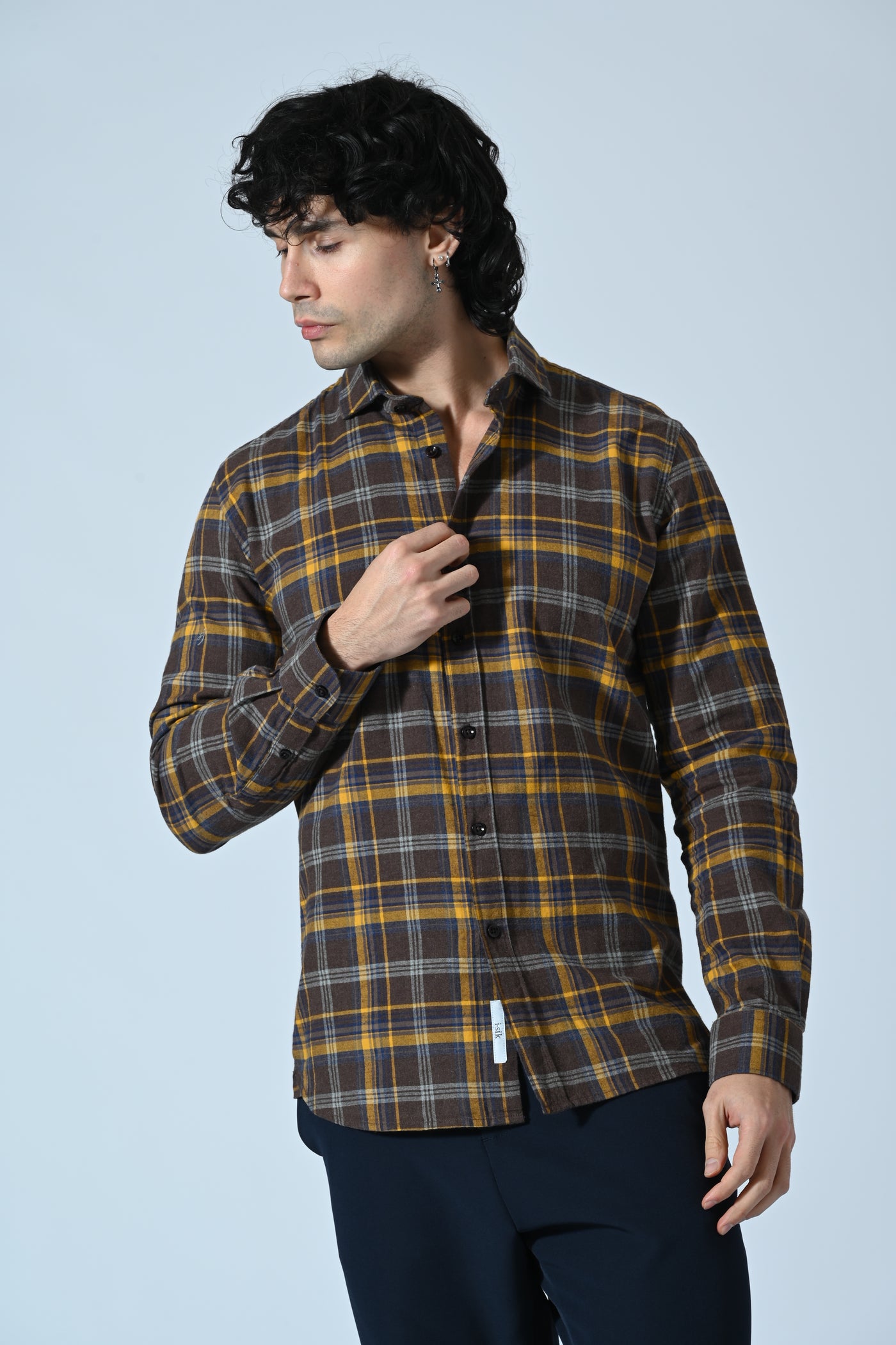 CAMICIA CHECK IN FLANELLA